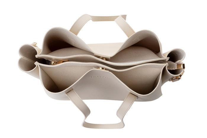 Lucky Bees Bolso Tote 1257 Crema